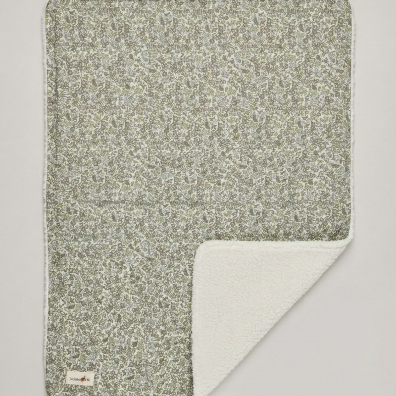 Mantita Teddy "Abrazo de Algodón"- Oliva