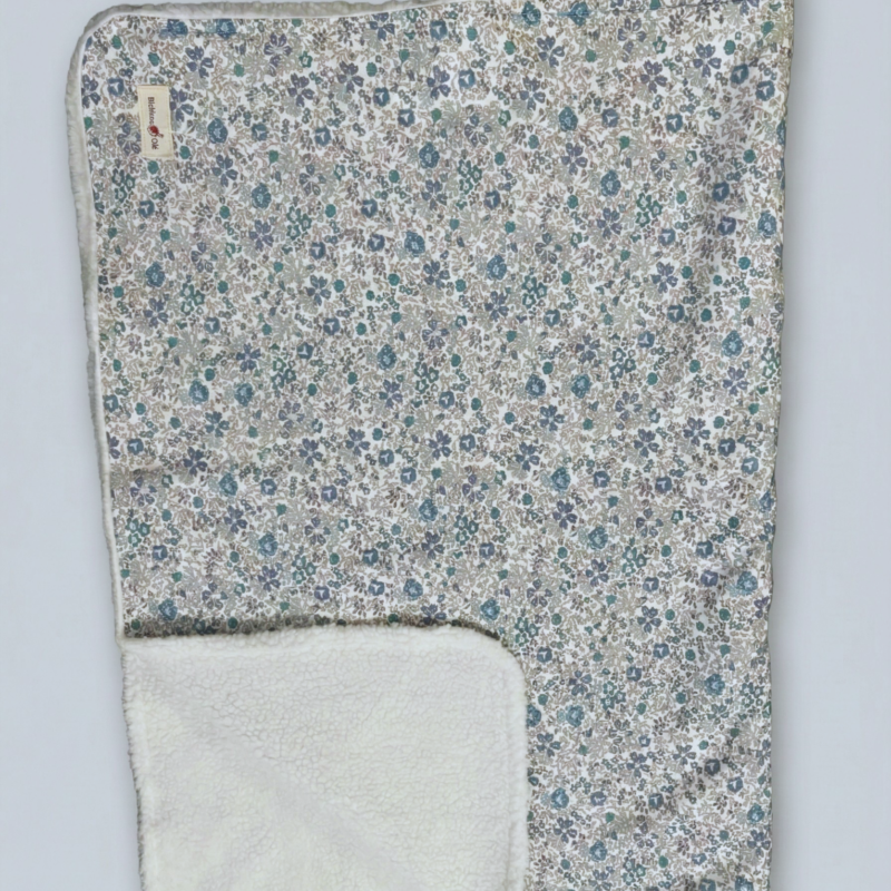 Mantita Teddy "Abrazo de Algodón"- Cian