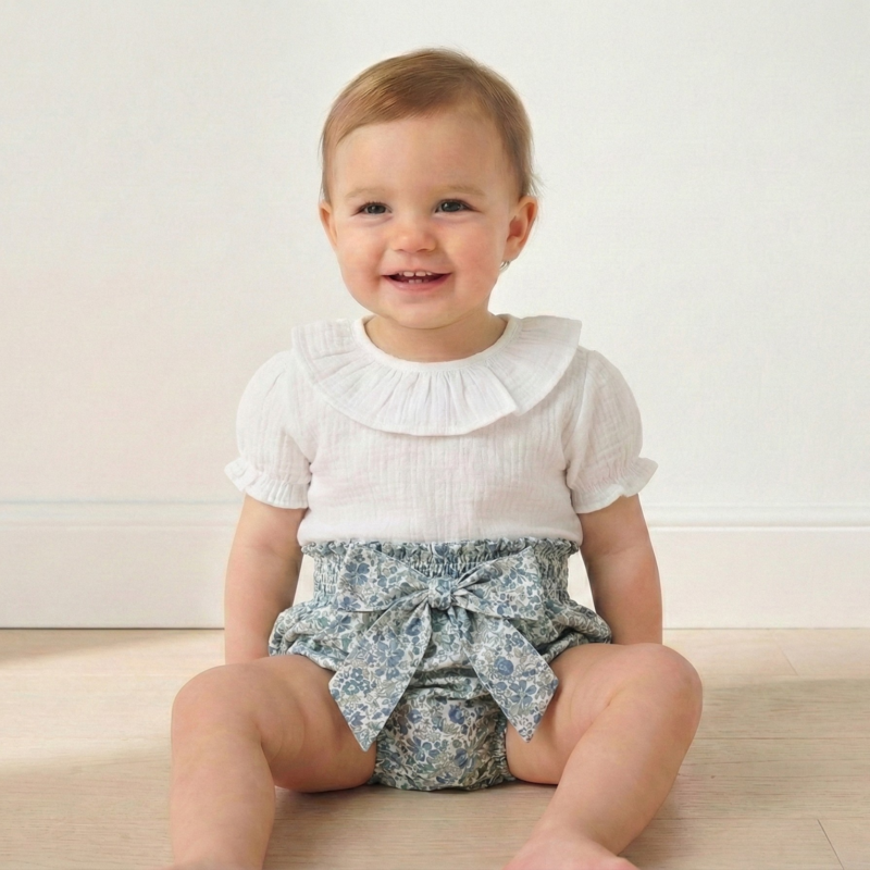 Culetín de Algodón Atemporal-Cian