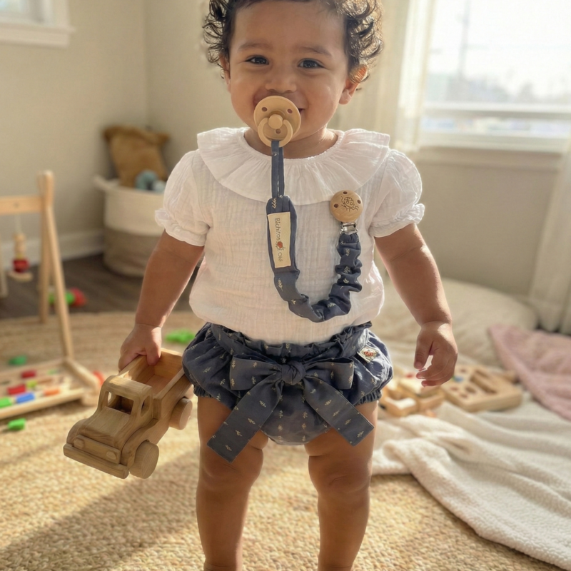 Chupetero de Madera-Indigo