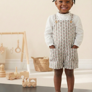 Peto Jumper de Algodón con Botones de Madera - Merlot