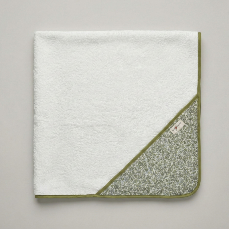 Toalla con capucha - Oliva