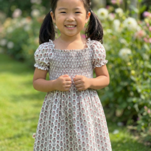 Vestido Smock Floral – Colección Merlot